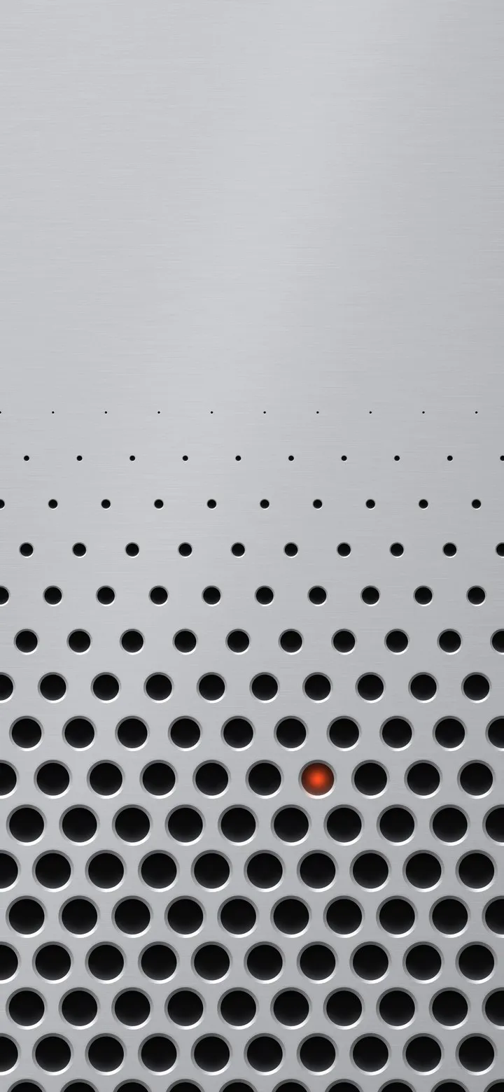 Alluminio forato, anteprima dello sfondo per telefono